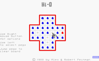Hi-Q atari screenshot